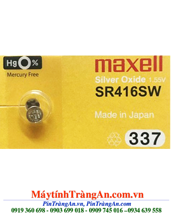 Pin Maxell SR616SW/321 Silver Oxide 1.55V chính hãng Maxell Nhật